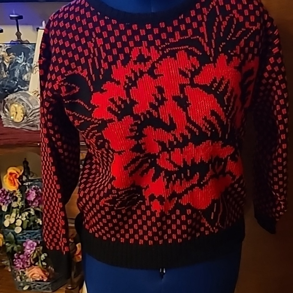Pour Le Chic vintage sweater made in USA. (#659)